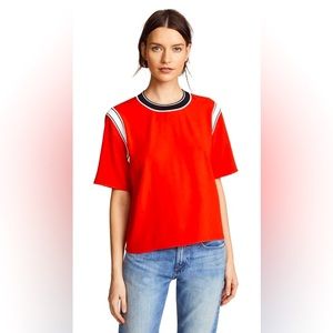 Rag & Bone Mica Christmas red shirt sleeve ringer top
$325 NWT SMALL